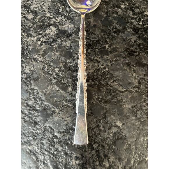 4 International Silver Co Deepsilver Silverplate 1971 Camille Oval Soup Spoons - Picture 4 of 5